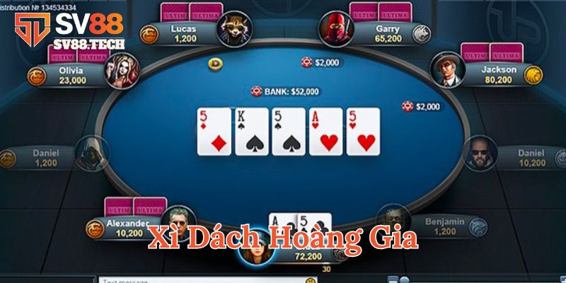 Cách chơi Xì Dách Hoàng Gia thông minh